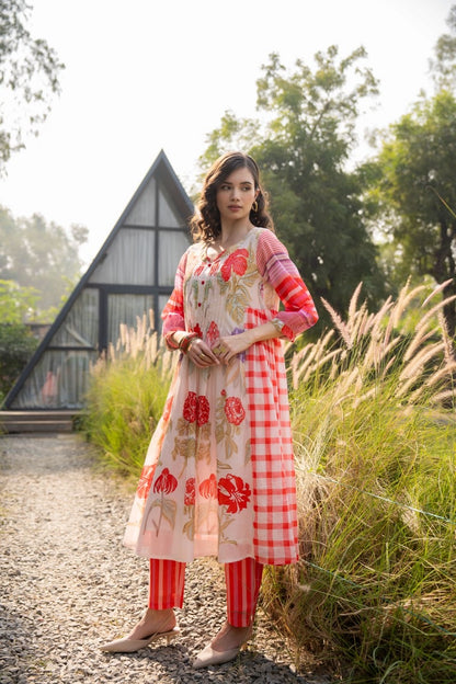 Pure Cotton Kurta Pant Set for Women – Lightweight Daily Wear