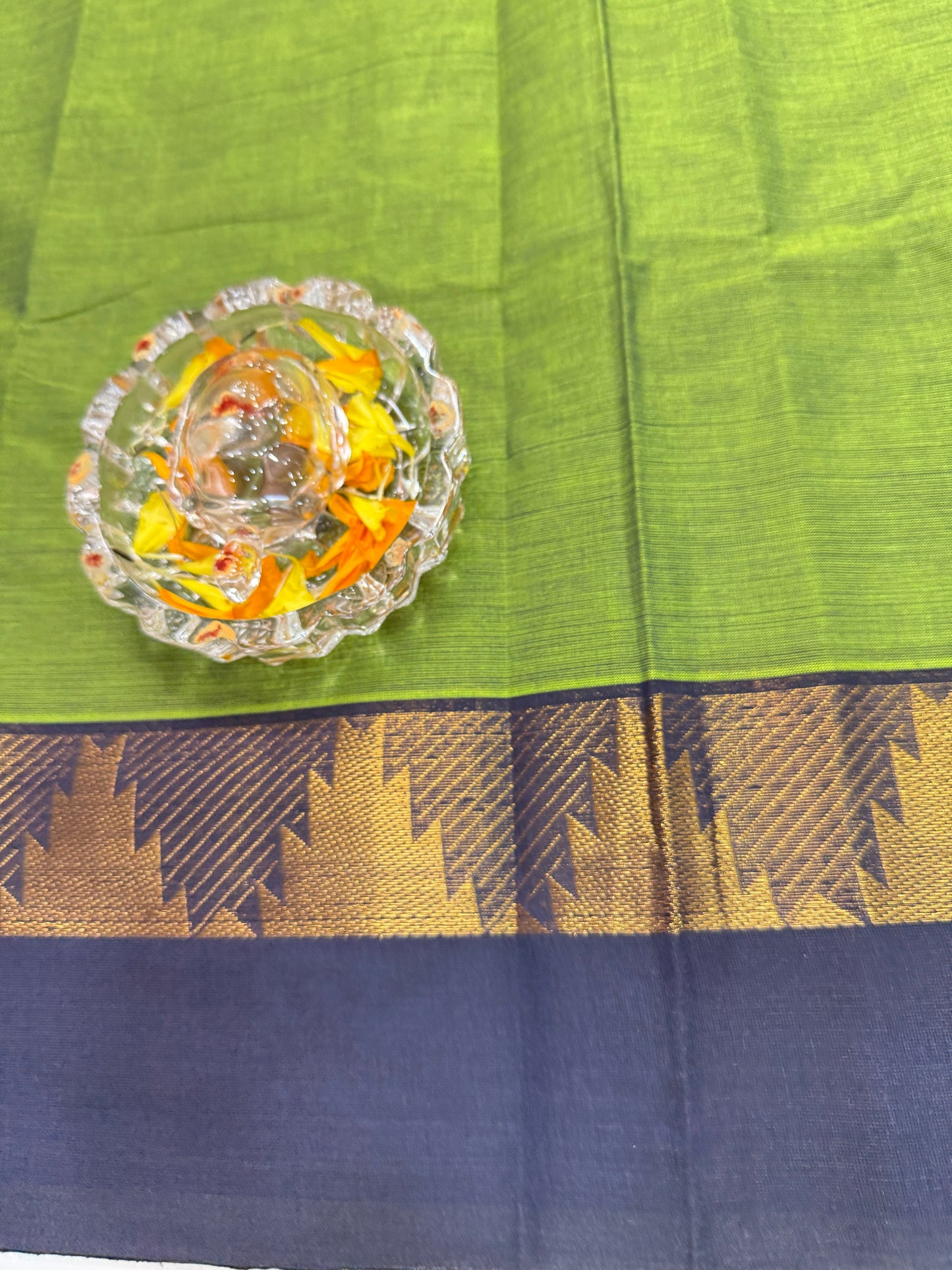 Chettinad Pure Cotton Saree with Zari Border – 80 Count, 20 Colours, 5.5m Length