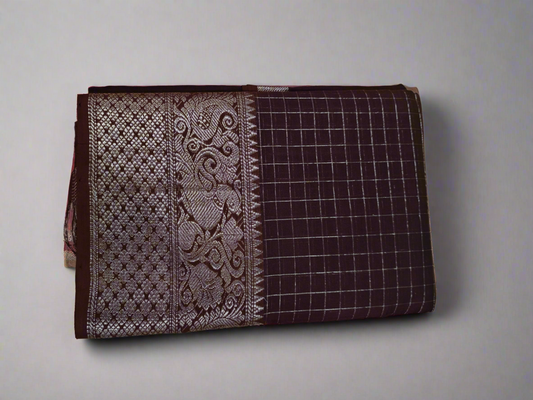 Mangalgiri Pure Pattu Handloom Silk Saree with Blouse