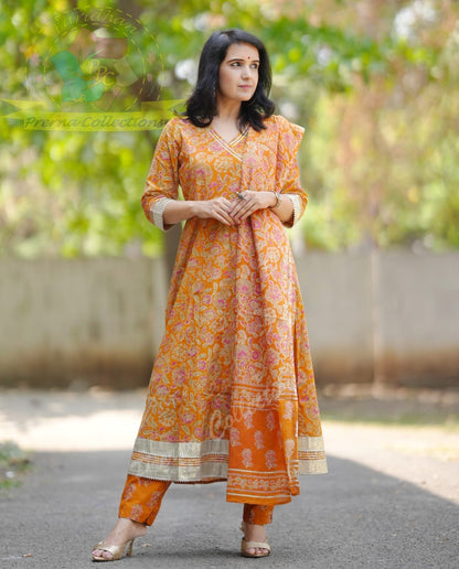 Gotta Work Anarkali Dress for Women – Elegant Ethnic Wear – Sizes 36 to 44 – Fully Stitched