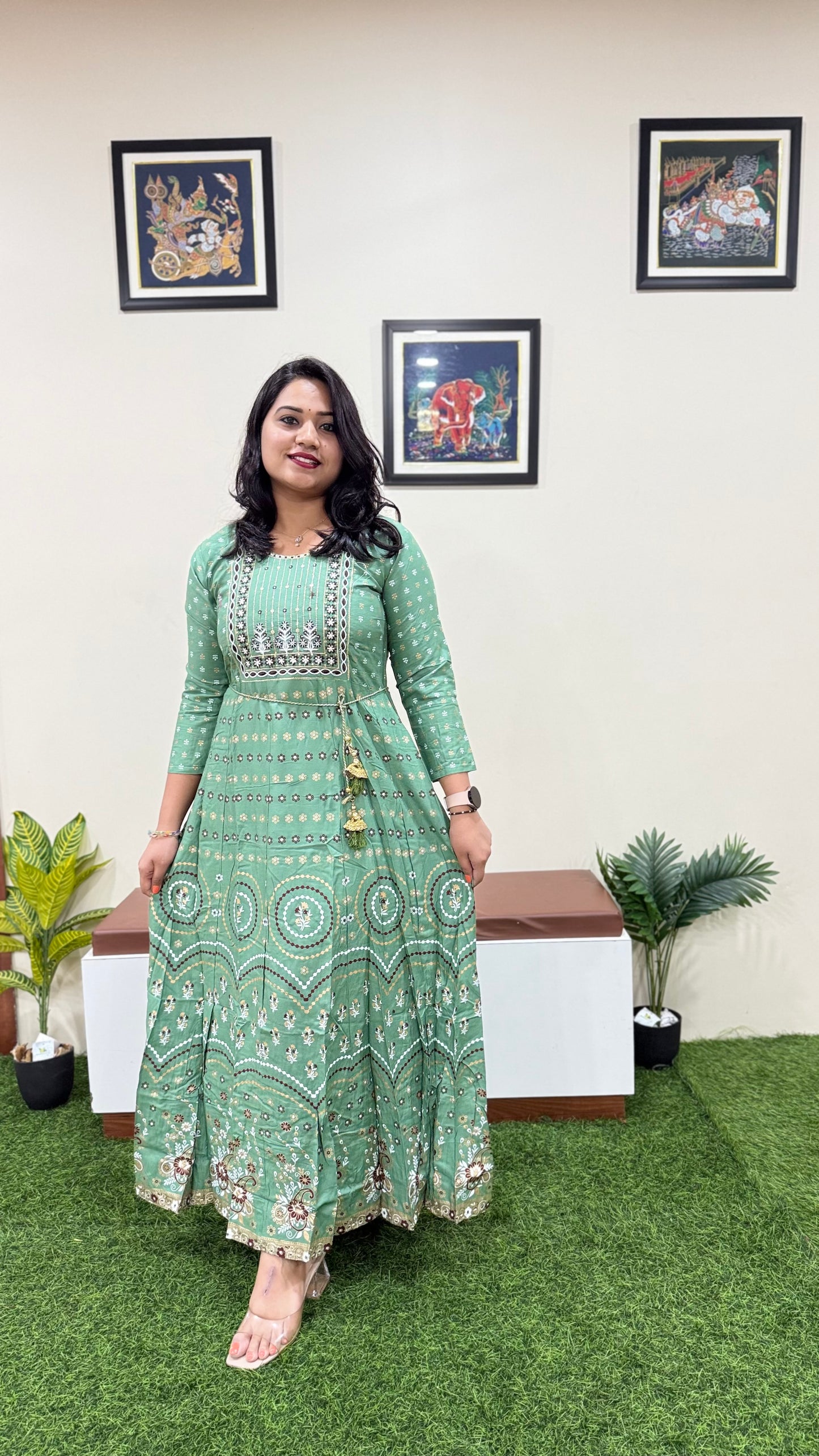 Diwali Night Anarkali Gown- Liva approved