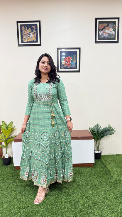 Diwali Night Anarkali Gown- Liva approved