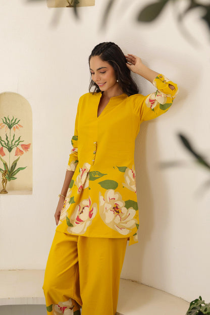 Cotton Cambric Co-Ord Set with Relaxed Fit and Premium Finish – Smart Casual Wear for Women (Sizes 38 to 46)