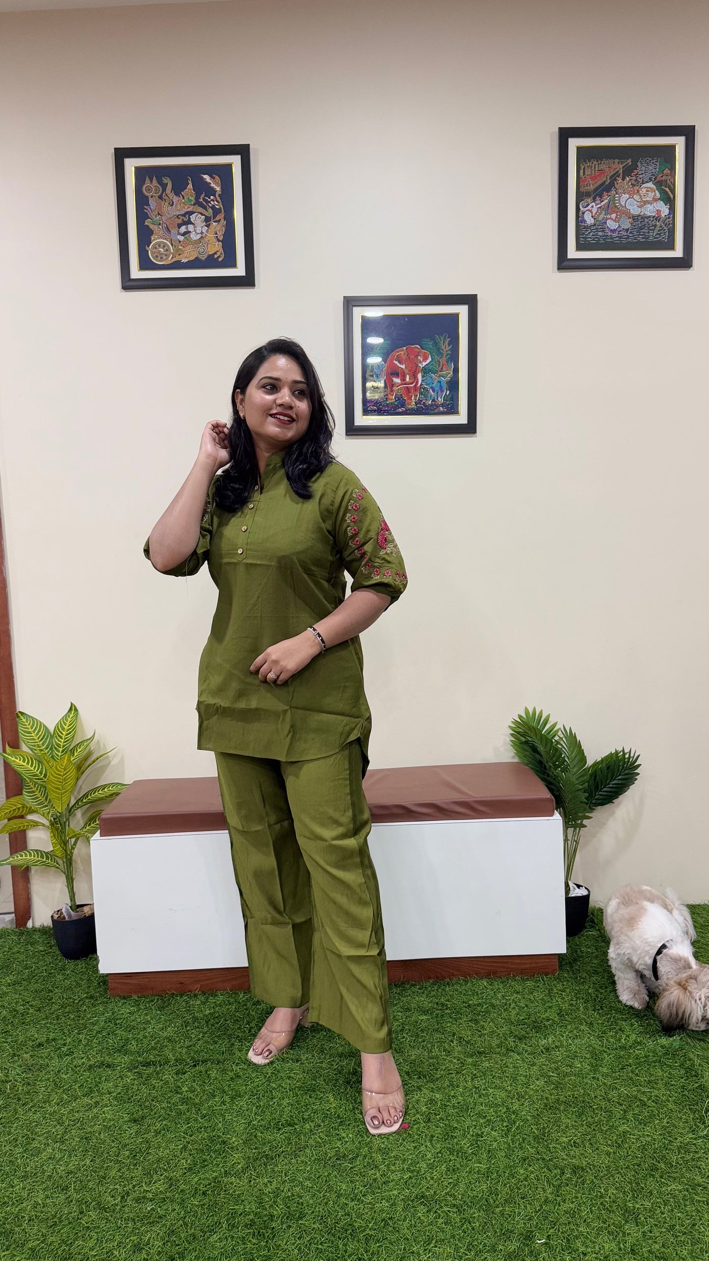 Vatican Silk Co-ord Set for Women – Stylish 2-Piece Outfit in Latest Colors | L to 3XL