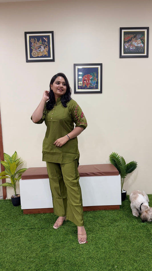 Vatican Silk Co-ord Set for Women – Stylish 2-Piece Outfit in Latest Colors | L to 3XL