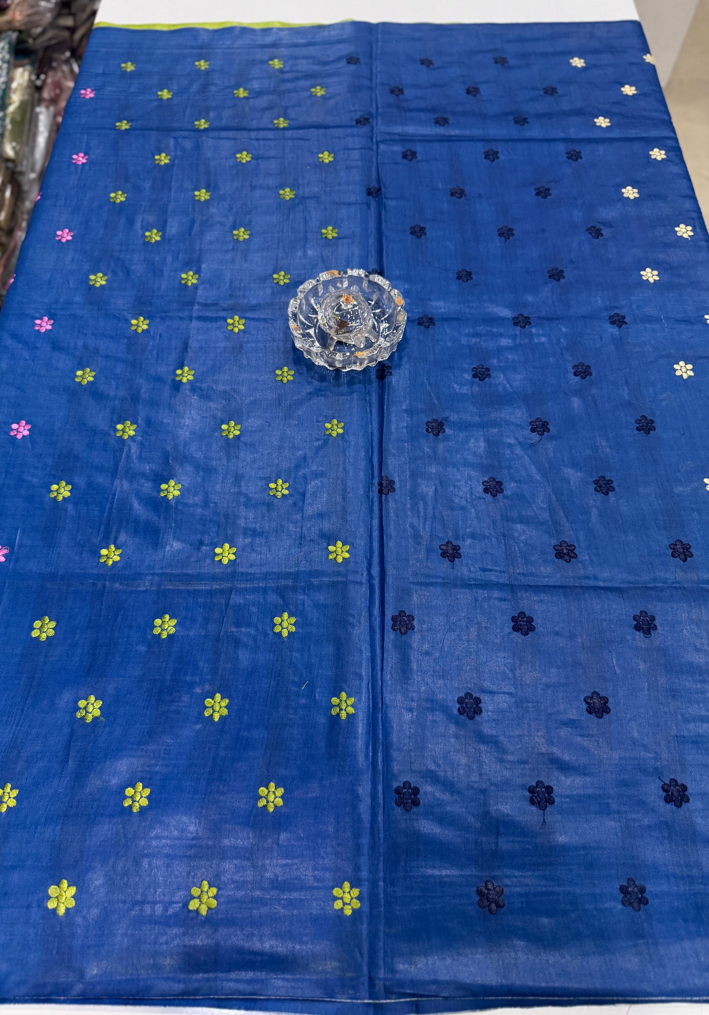 Pure Tussar Munga Silk Saree with Dolabadi Embroidery Work – Silk Mark Certified Handloom Saree