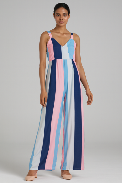 Muslin Full-Length Jumpsuit – Women’s Summer Casual Wear (Sizes 38 to 46)