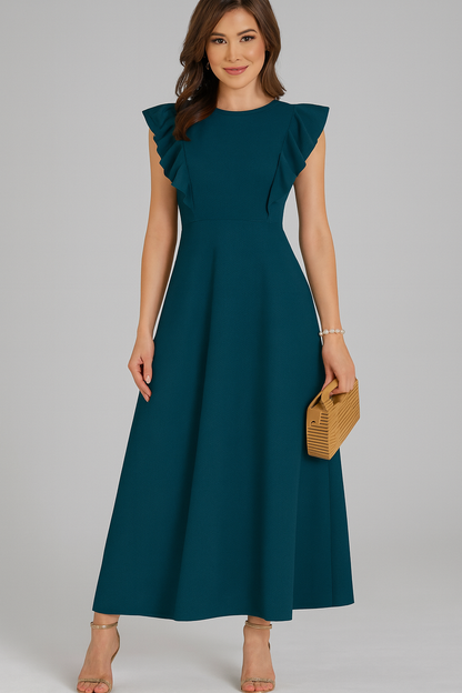 Women’s Full-Stitched Long Outfit in Ajanta Fabric – Sizes S to XL, 51 Inches Length