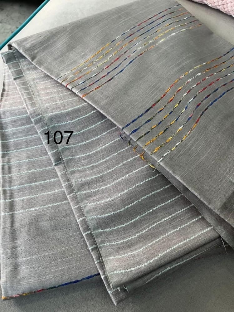 Kota Doria Stepal Saree with Lab Lab Design and Zari Border – Lightweight Festive Wear