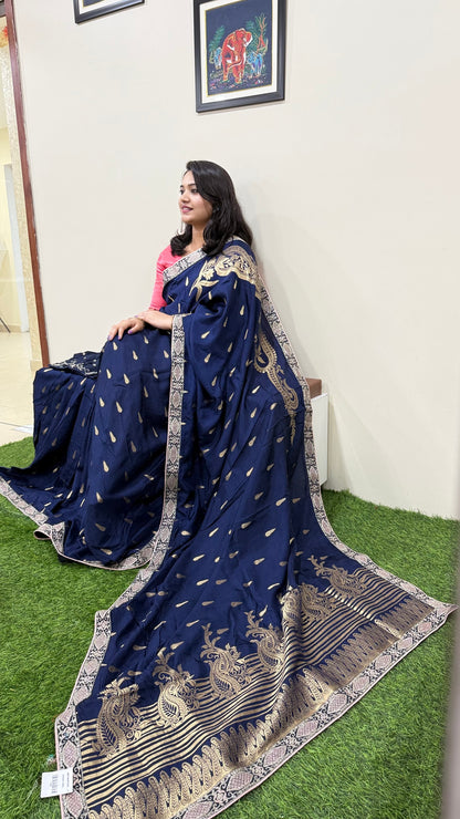 nirvani pure viscose silk saree for women – premium ethnic wear for festive occasions