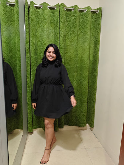 Premium Fox Georgette Suit with Designer Smoke Work on Neck and Sleeves – Women’s Stitched Outfit