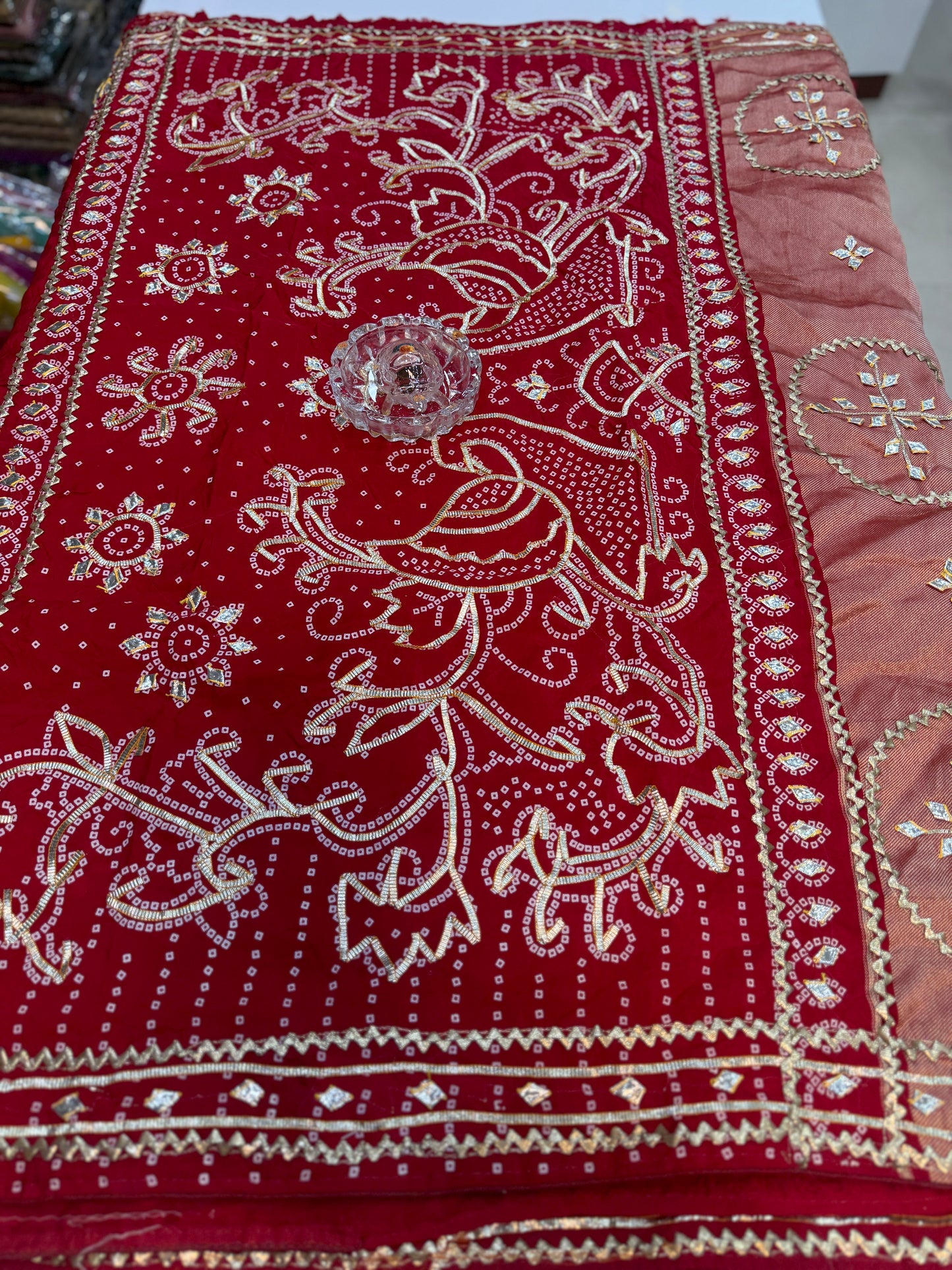 Pure Modal Silk Saree with Embroidered Border and Matching Blouse