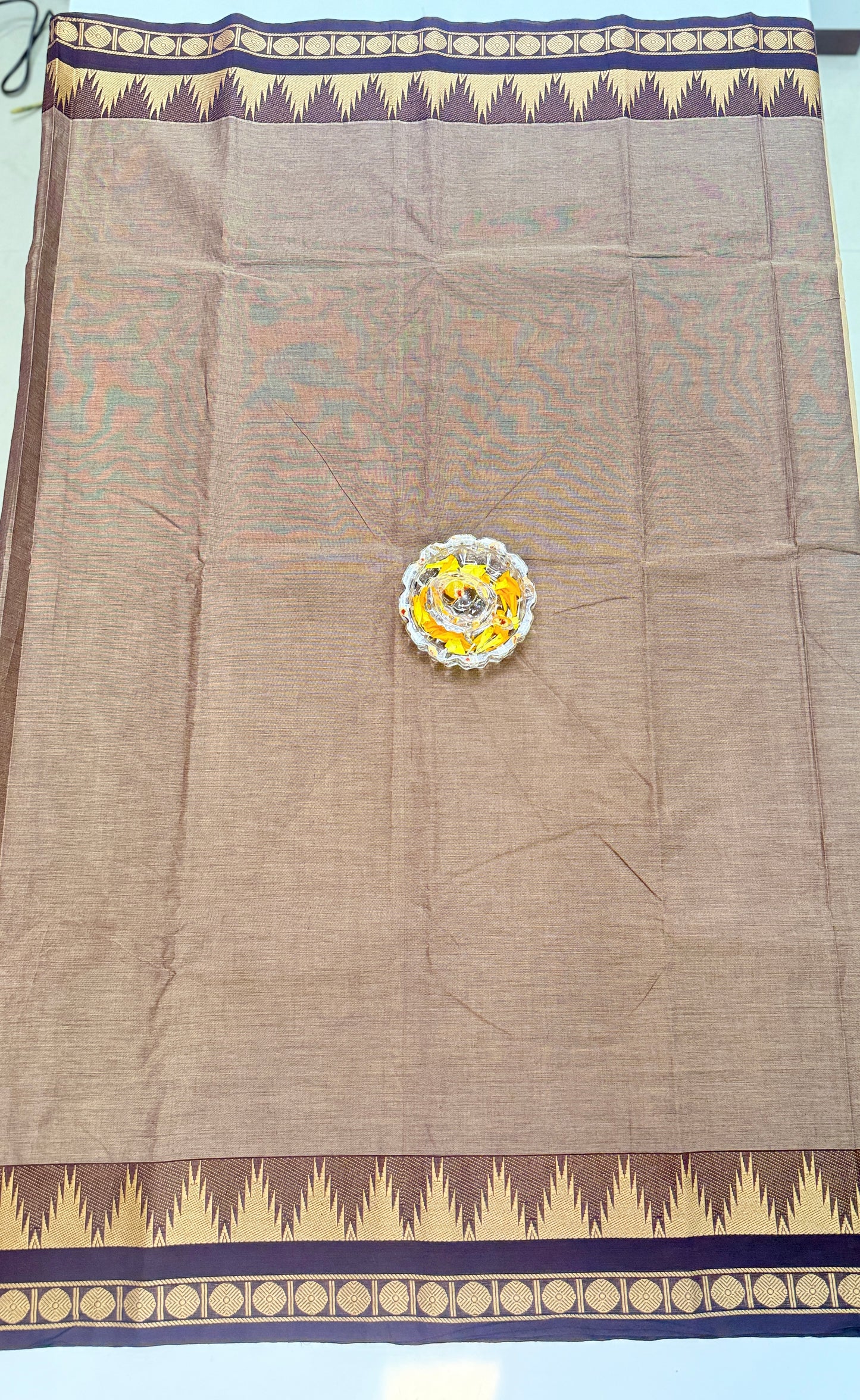 Chettinad Pure Cotton Saree with Zari Border – 80 Count, 20 Colours, 5.5m Length