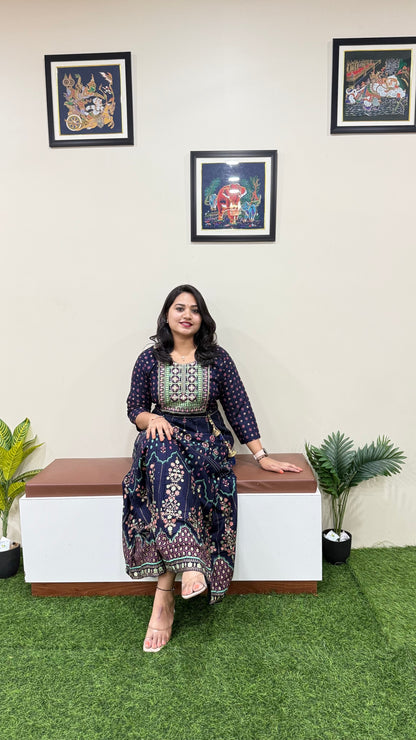 Diwali Night Anarkali Gown- Liva approved