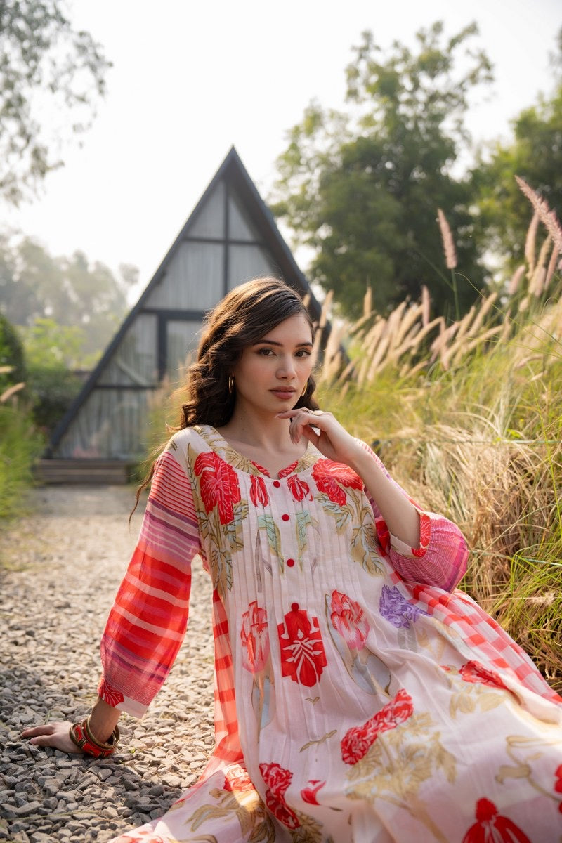 Pure Cotton Kurta Pant Set for Women – Lightweight Daily Wear