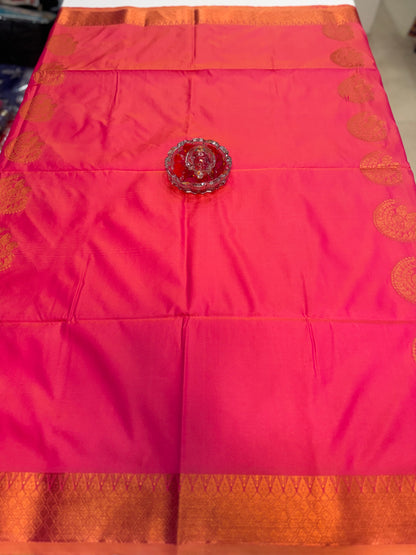Soft Silk Sarees with Zari Work and Contrast Borders for Women – Festive and Traditional Wear