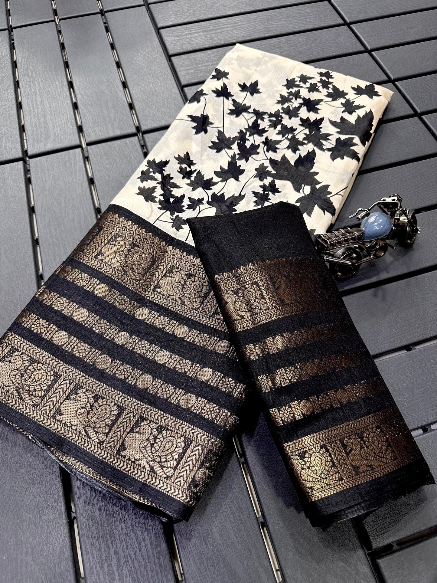 Dola Silk Saree with All-Over Jari Work and Jacquard Border for Women