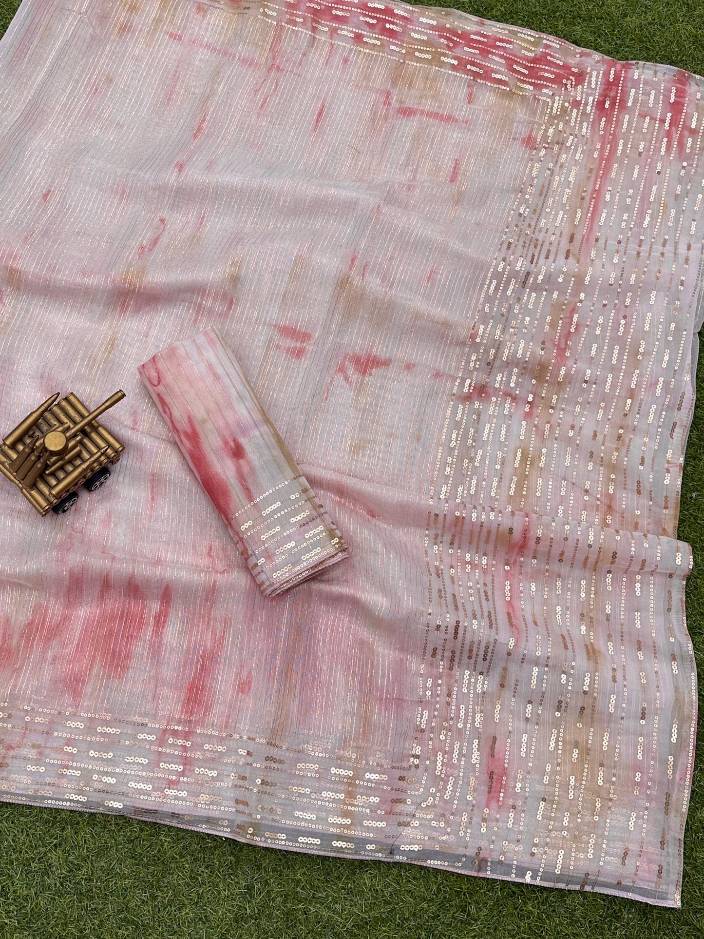 Pastel Bliss Pure Organza Sarees