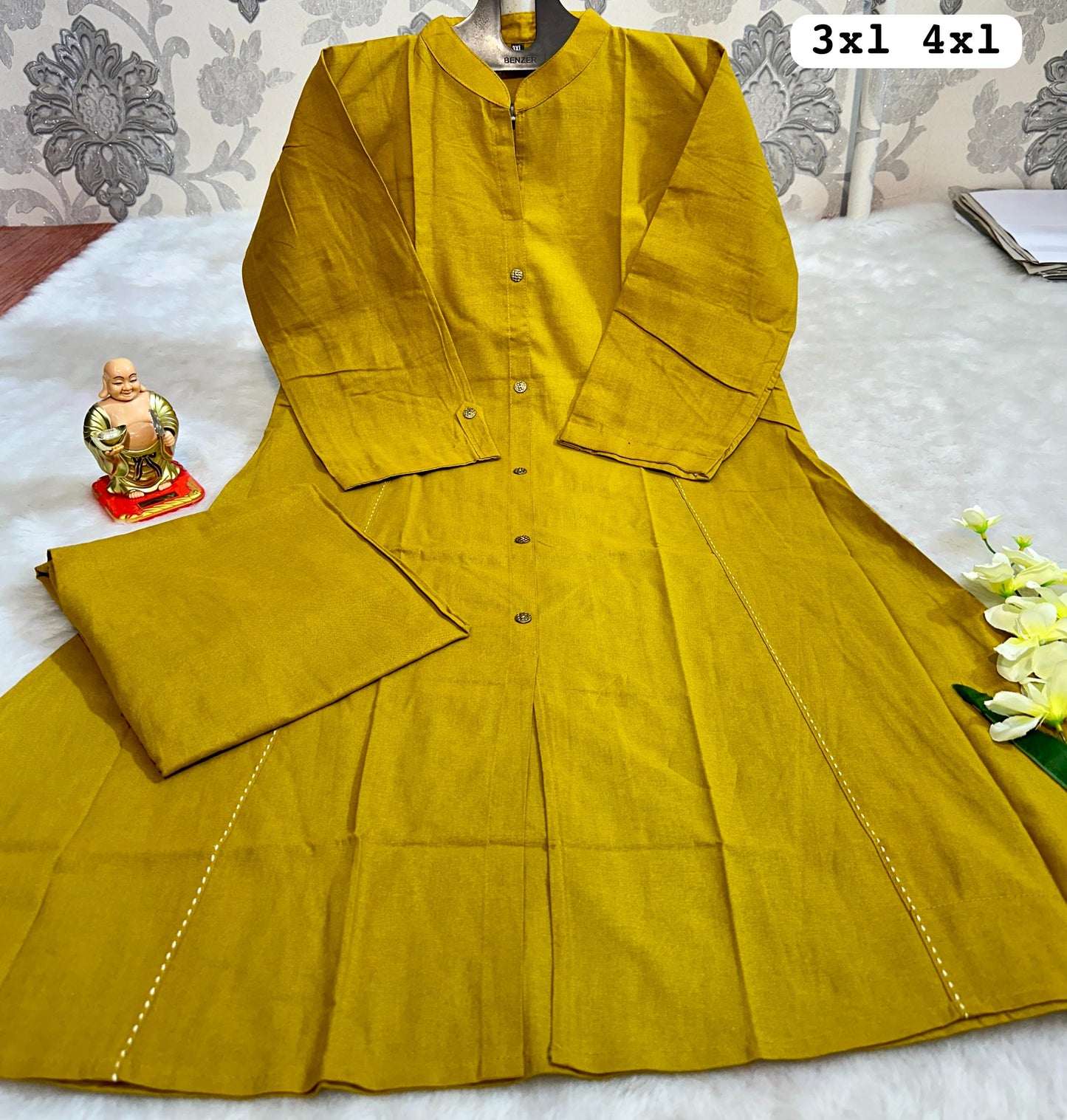 Premium Heavy Work Straight Kurti with Pant - Unmatched Quality, Unbeatable Price