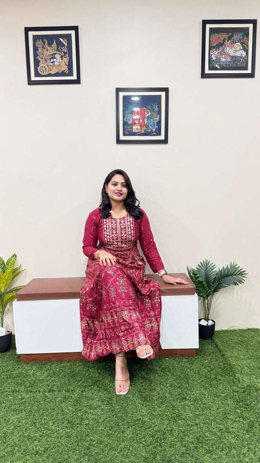 Diwali Night Anarkali Gown- Liva approved