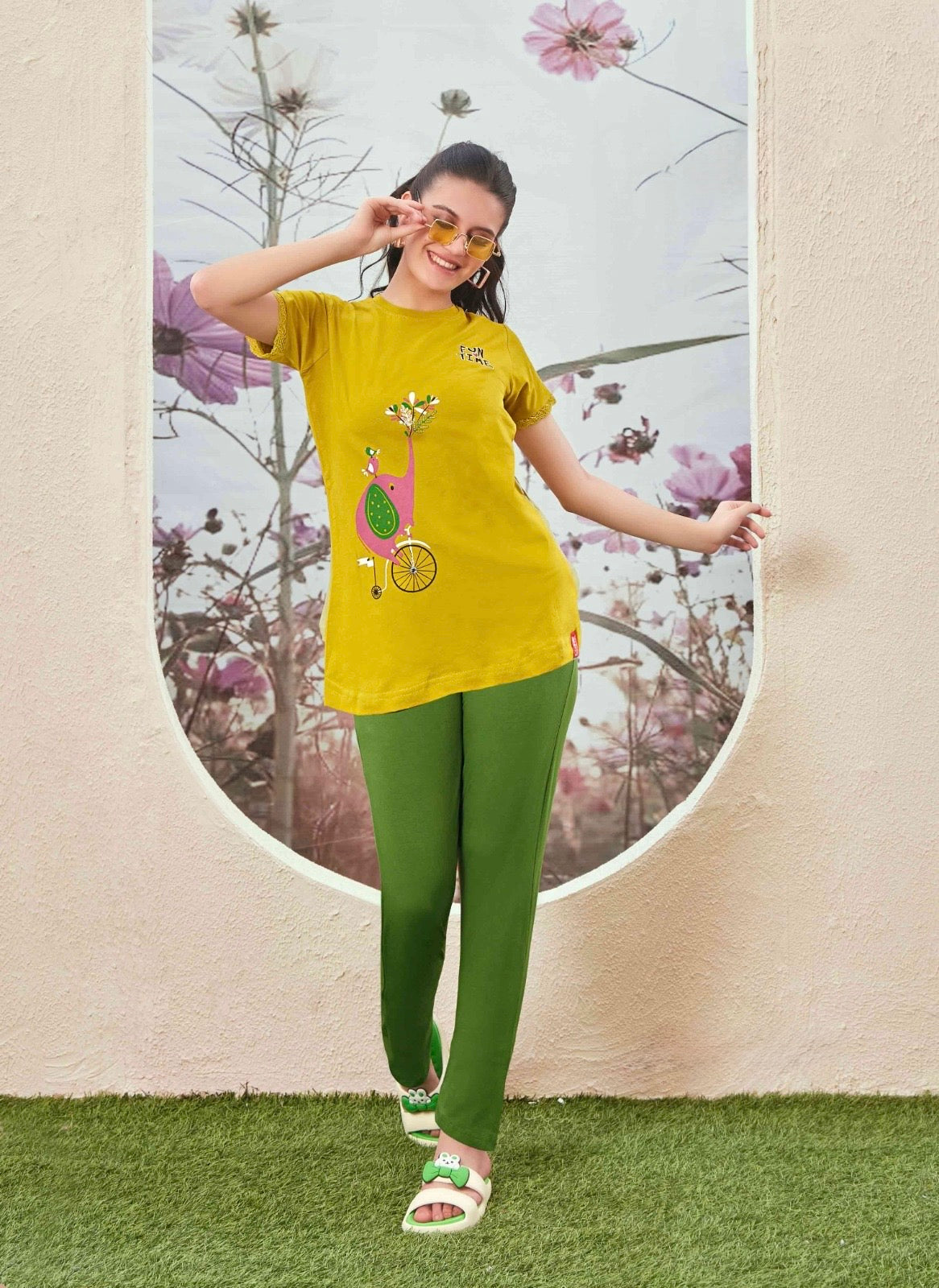 Lycra T-Shirt and Track Pants Set – Stretchable Activewear (M to 2XL)