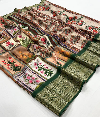 Dola Viscose Silk Saree with Exquisite Printed Design – Elegant Festive Wear for Women