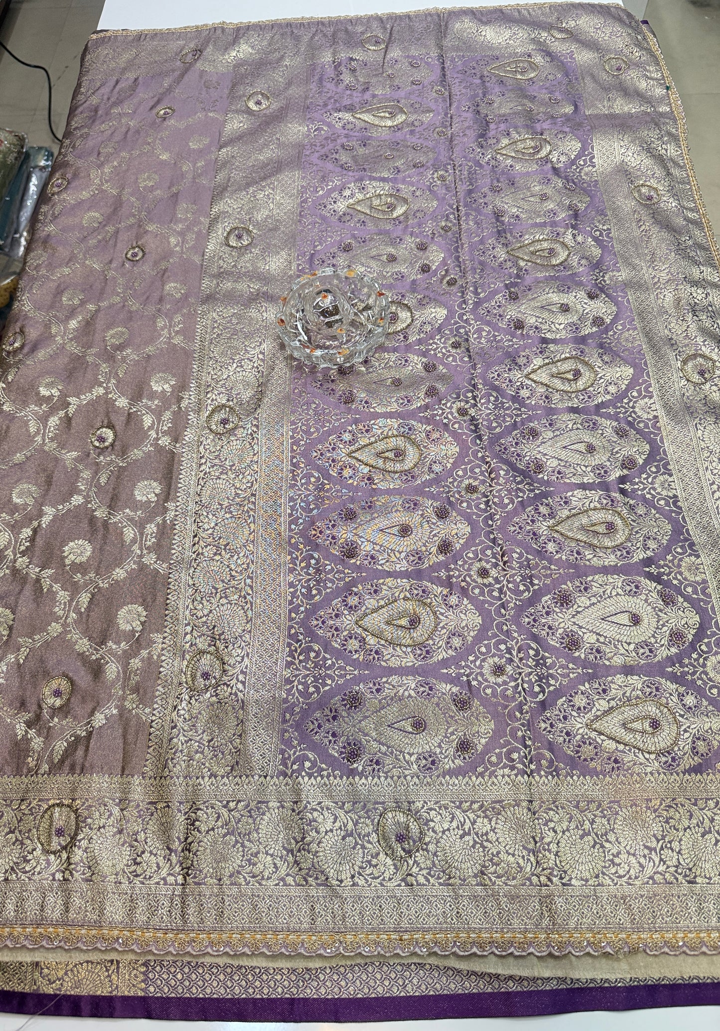Premium Viscose Silk Saree with Heavy Embroidered Designer Blouse – Wedding and Bridal Wear