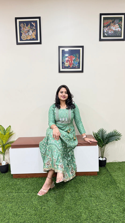 Diwali Night Anarkali Gown- Liva approved