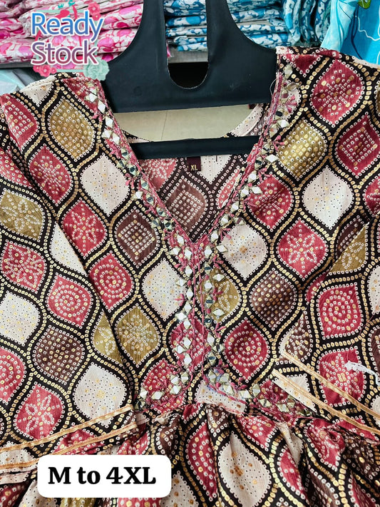 Heavy Cotton Printed Kurti Pant Dupatta Set for Women – Ethnic Wear in M to 4XL