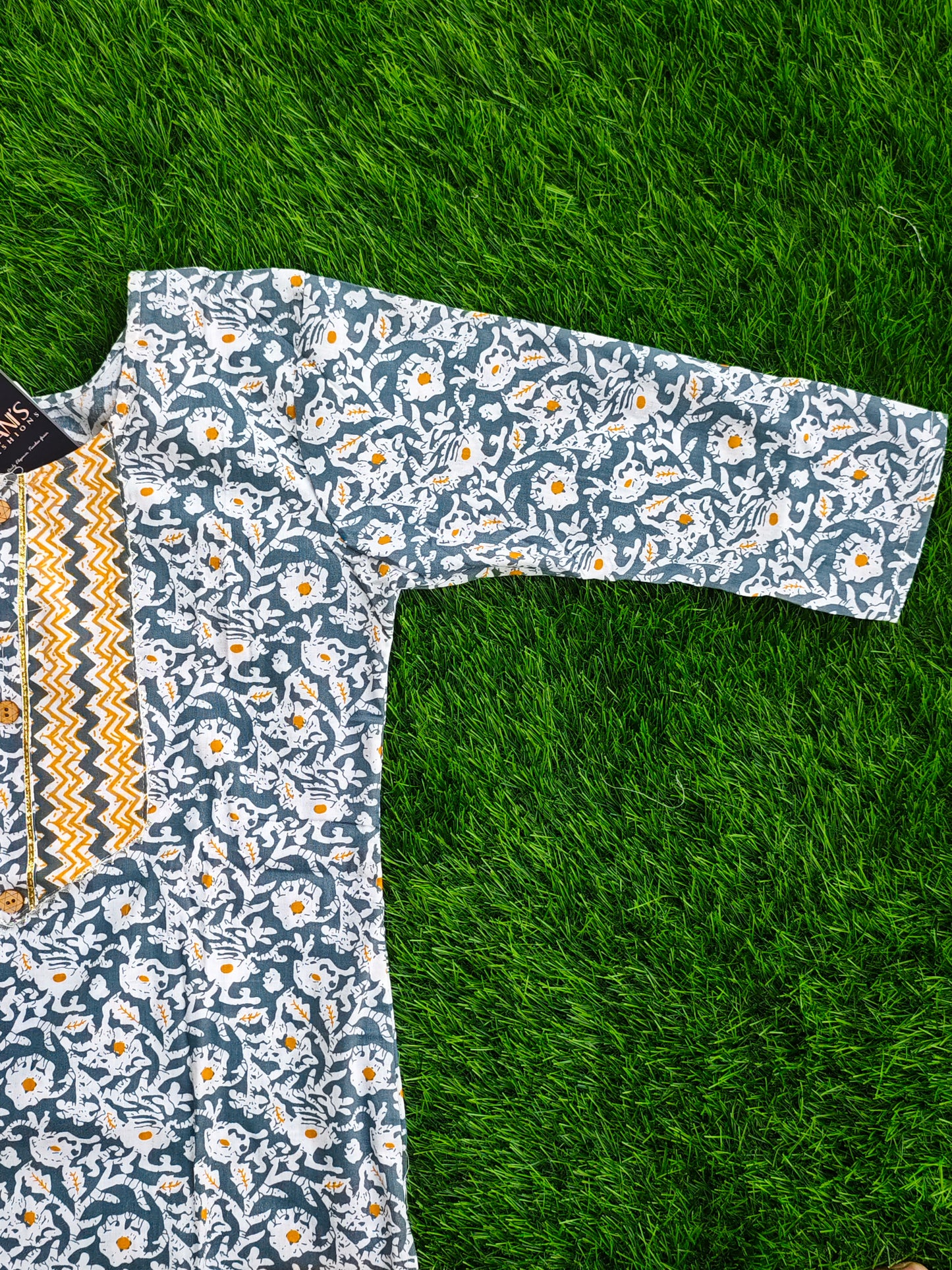 Summer Cotton Kurti Pant Set for Women with Vibrant Prints and Relaxed Fit