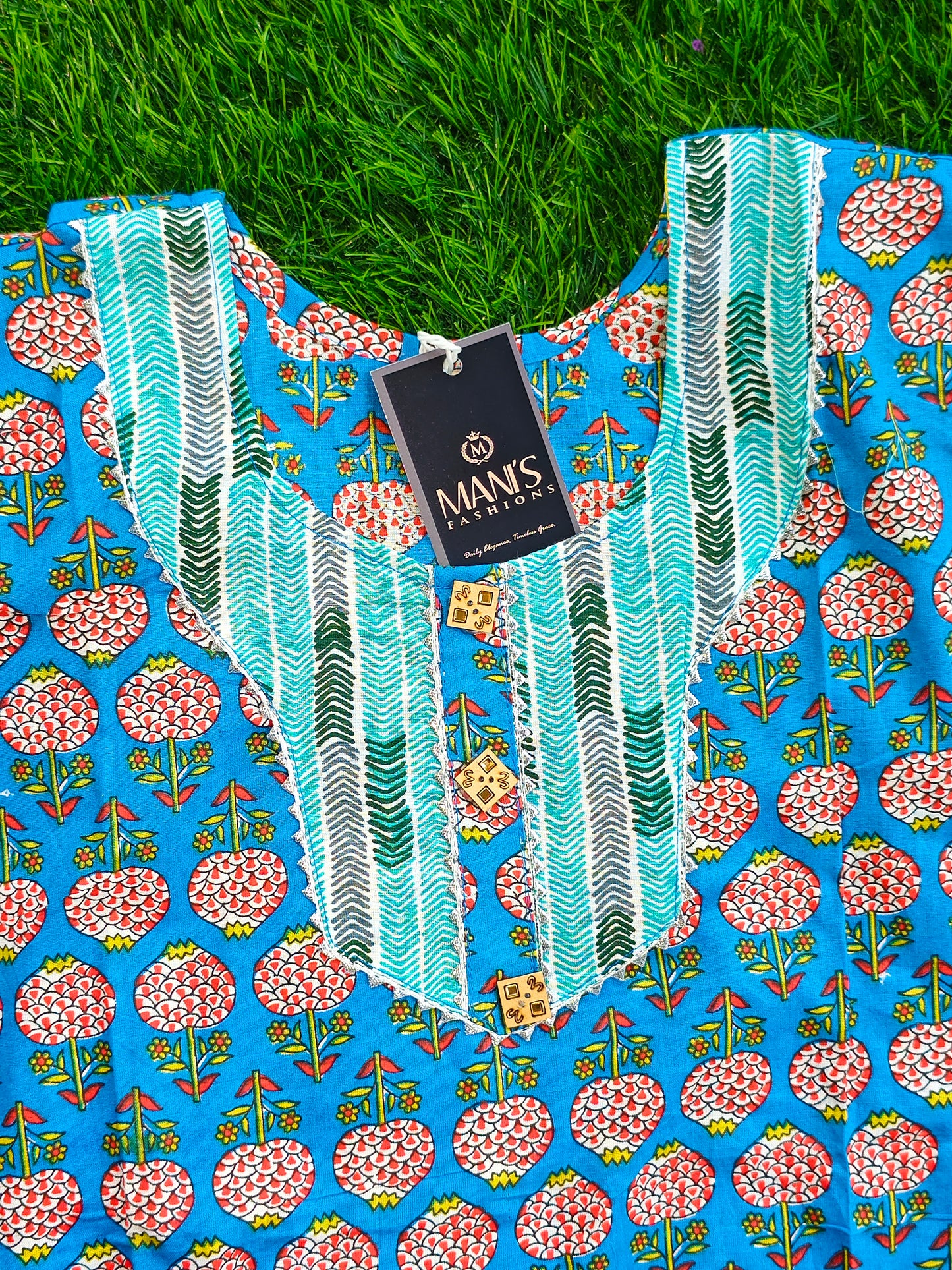 Summer Cotton Kurti Pant Set for Women with Vibrant Prints and Relaxed Fit