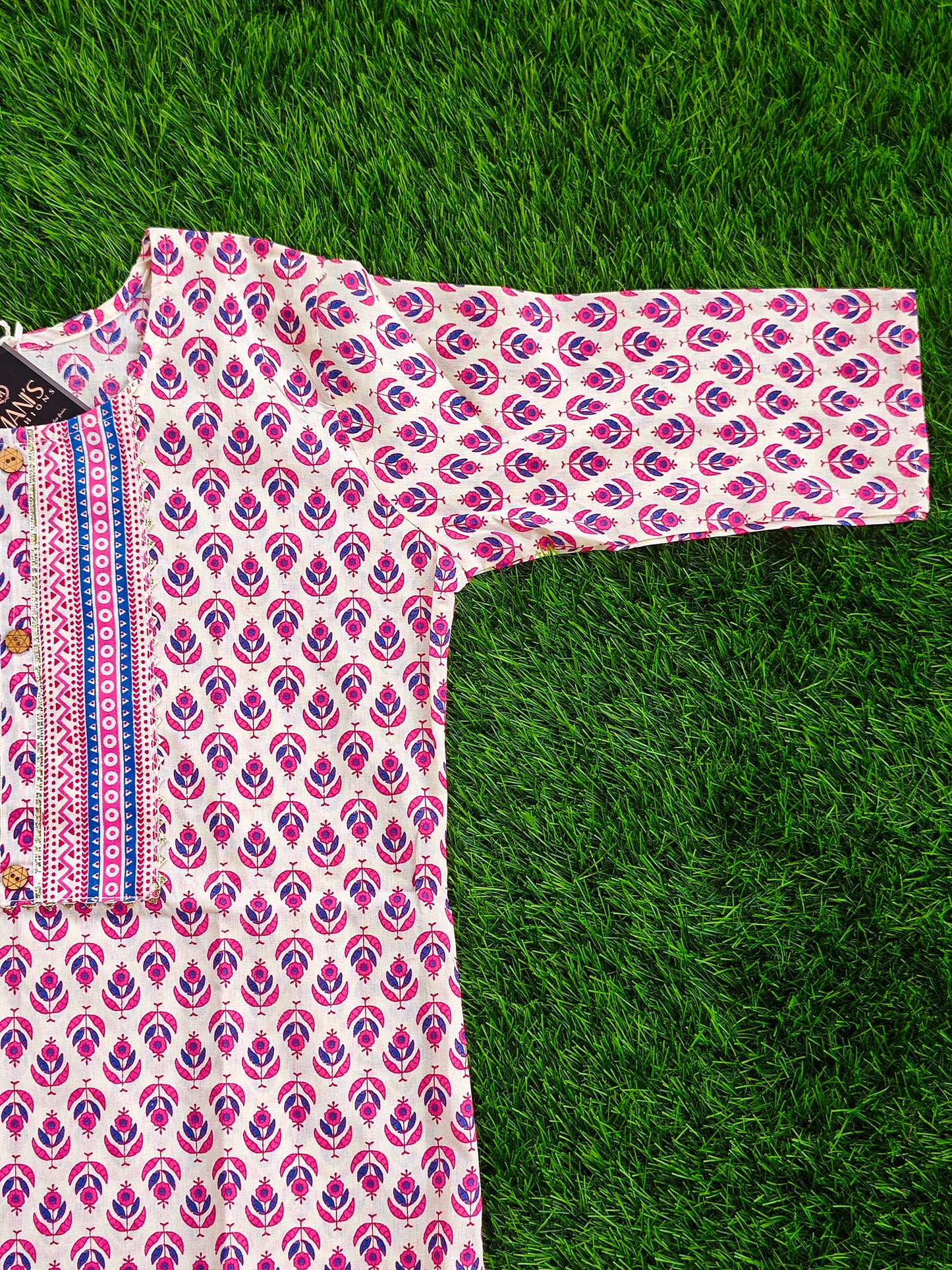 Summer Cotton Kurti Pant Set for Women with Vibrant Prints and Relaxed Fit