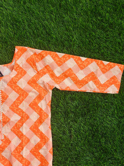 Summer Cotton Kurti Pant Set for Women with Vibrant Prints and Relaxed Fit