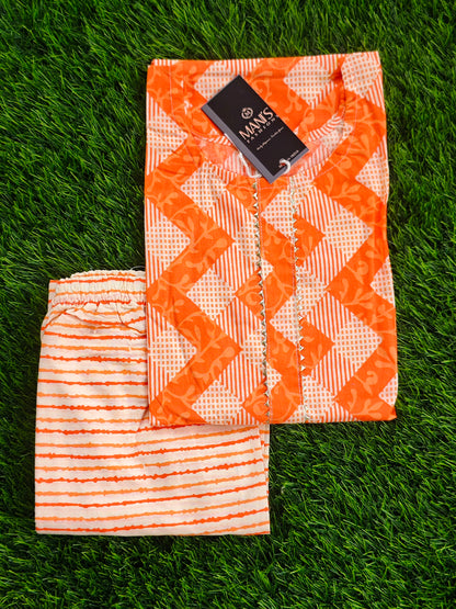 Summer Cotton Kurti Pant Set for Women with Vibrant Prints and Relaxed Fit