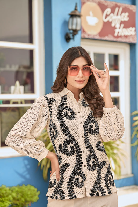 Women's Premium Cotton Co-Ord Set with Top and Bottom – Smart Casual Wear (Sizes 38–44)