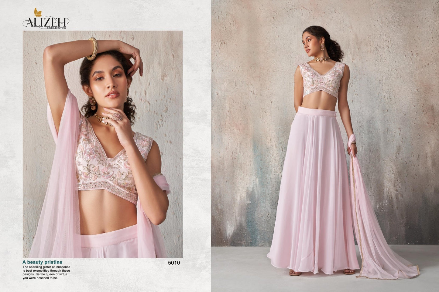 Alizeh Official Collection Khatli Work - Mani's Fashions