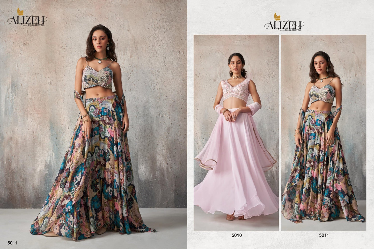 Alizeh Official Collection Khatli Work - Mani's Fashions