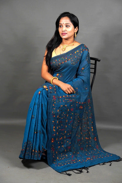 CK Madhubani Print Saree - Mani's Fashions