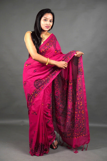 CK Madhubani Print Saree - Mani's Fashions