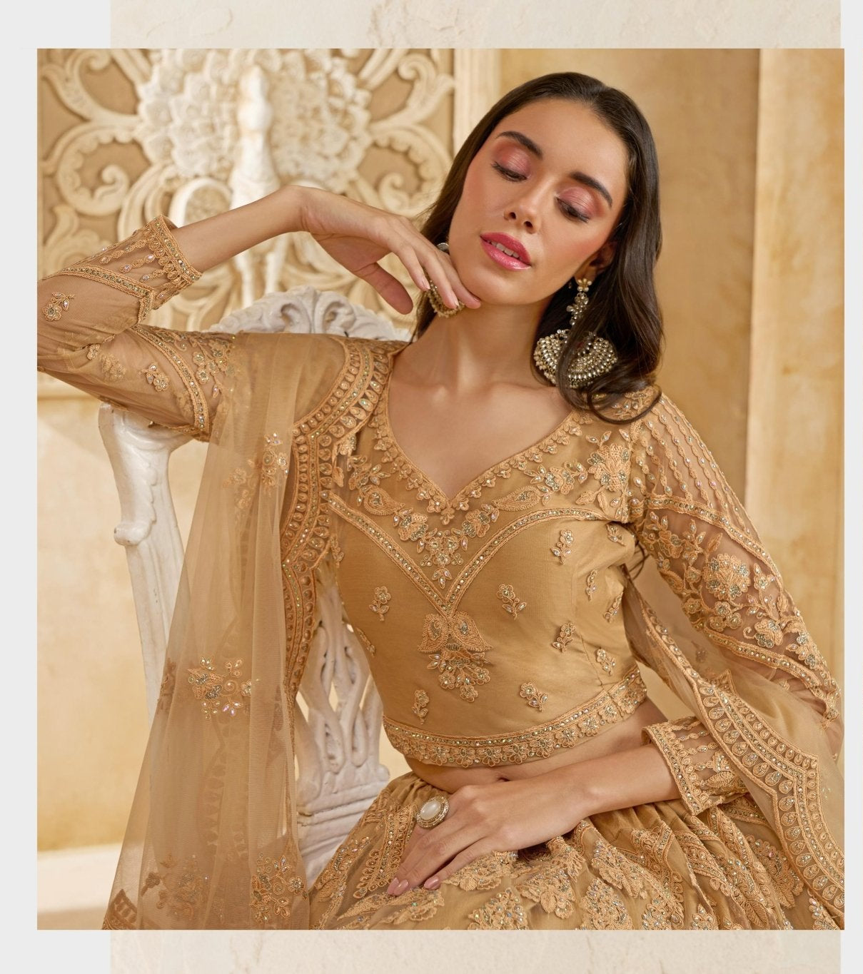 Designer Lehenga Set Alizeh 1084 - Mani's Fashions