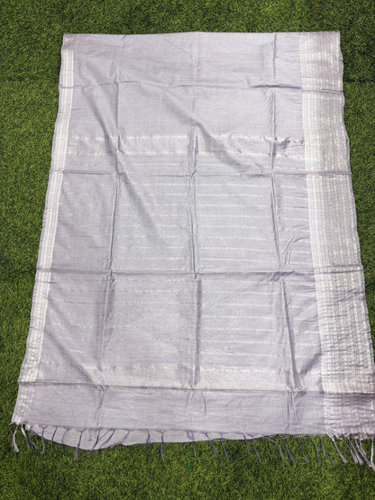 Elegant Mangalagiri Semi Pattu Saree with Blouse Piece - Mani's Fashions