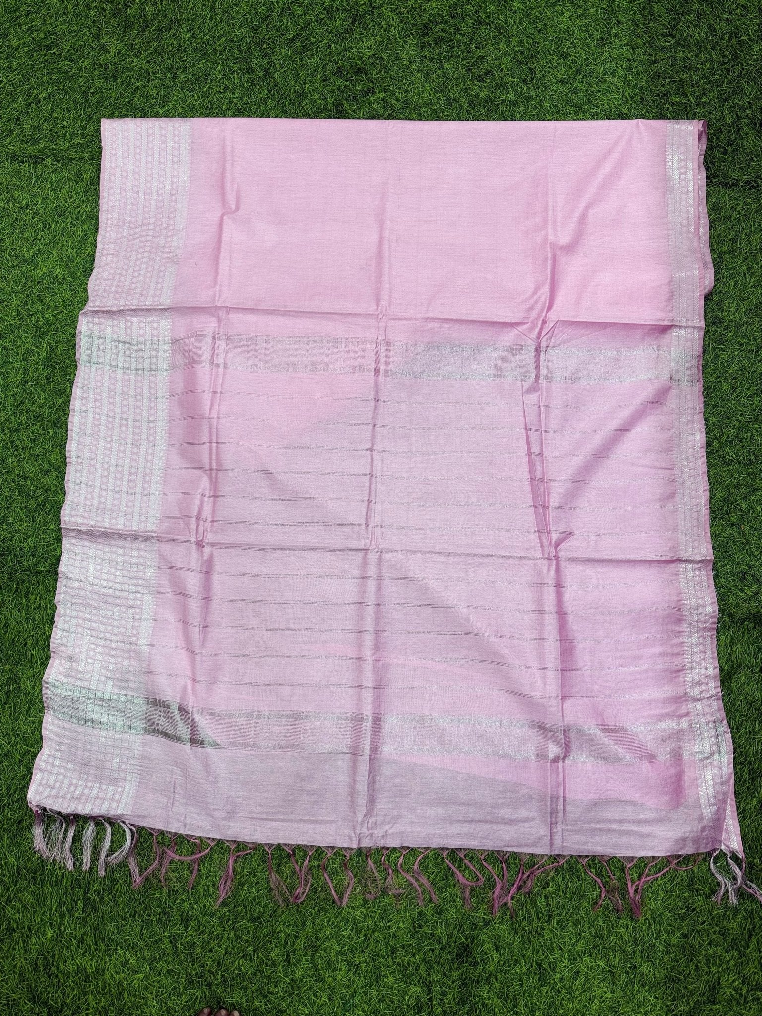 Elegant Mangalagiri Semi Pattu Saree with Blouse Piece - Mani's Fashions