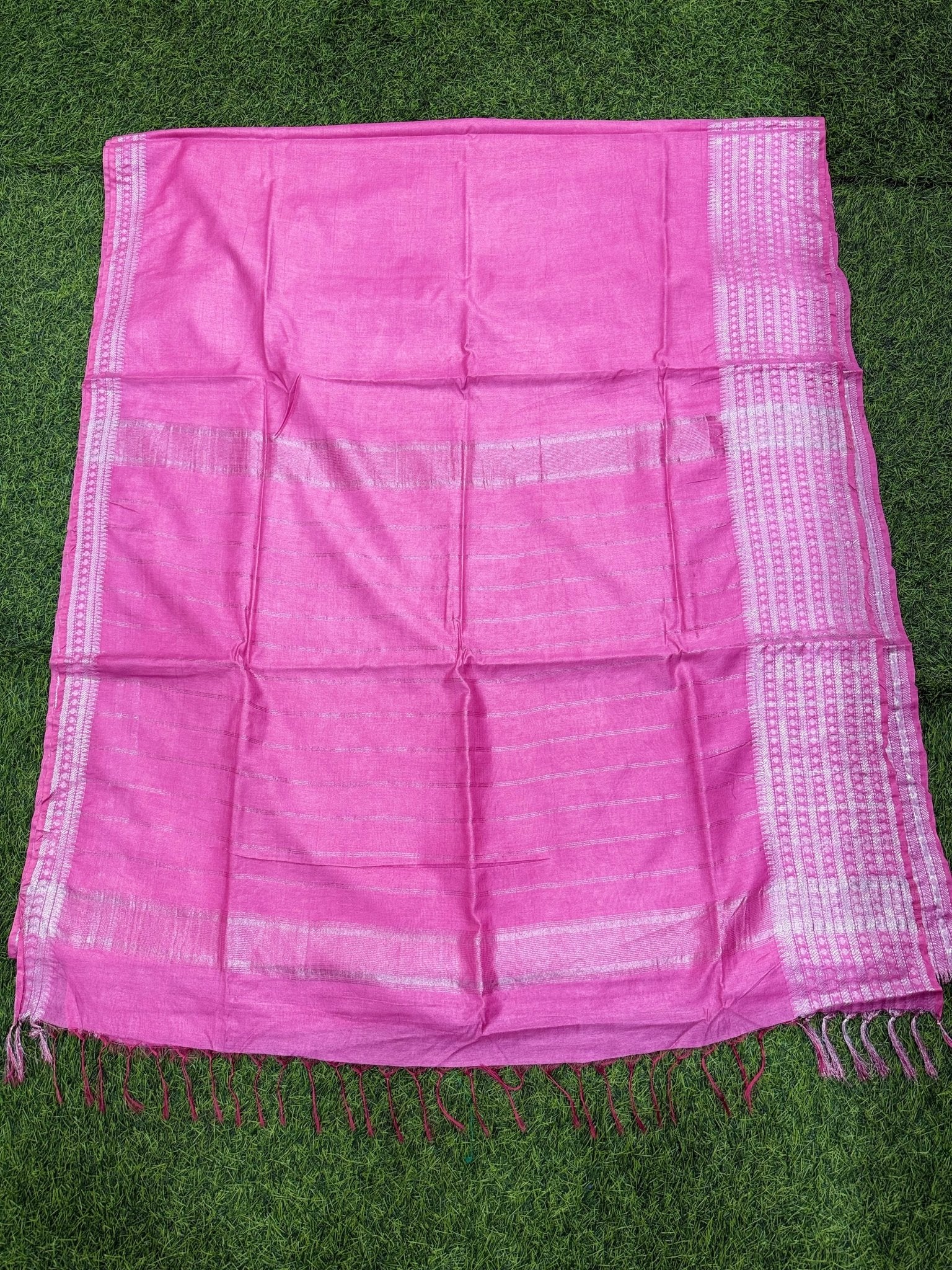 Elegant Mangalagiri Semi Pattu Saree with Blouse Piece - Mani's Fashions