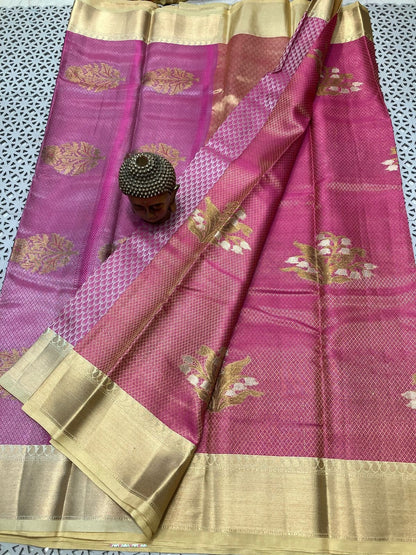 Mangalagiri Semi Pattu Saree - Mani's Fashions