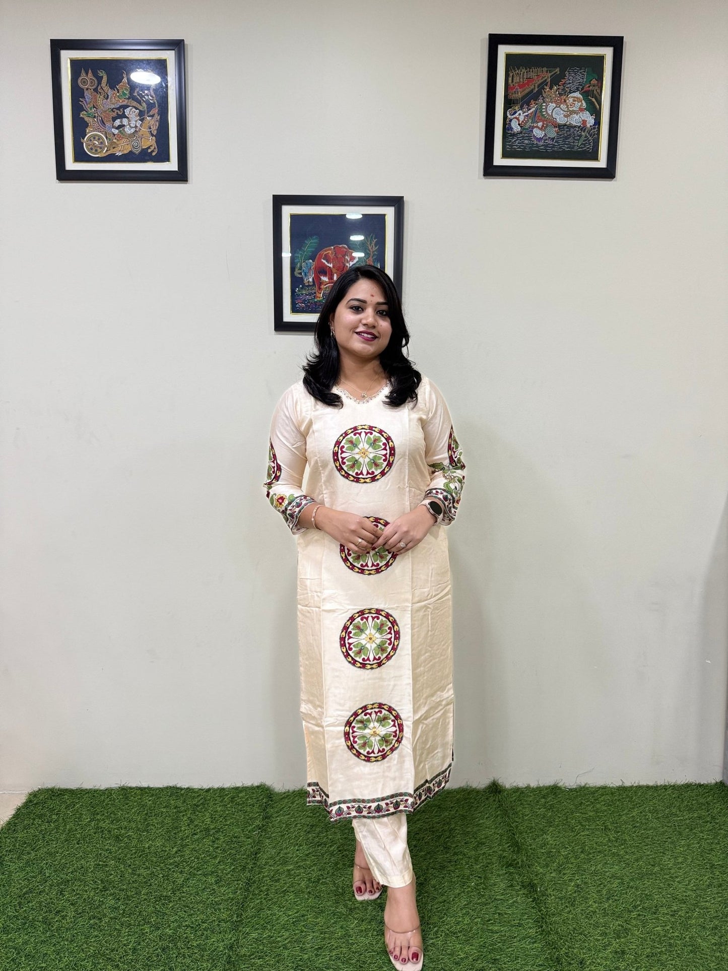 Premium Russian Silk Designer Set - Mani's Fashions