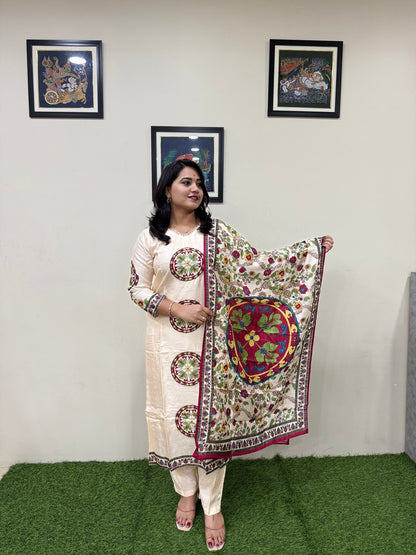 Premium Russian Silk Designer Set - Mani's Fashions