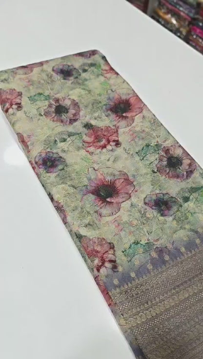 Mani’s Tissue Silk Rich Sarees