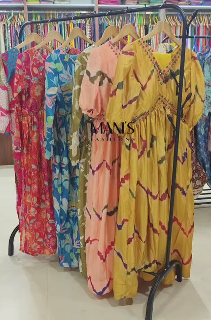 Olive Green Chinnon Alia Cut Suit Set with Printed Kurta, Pant and Dupatta – Women’s Festive Wear