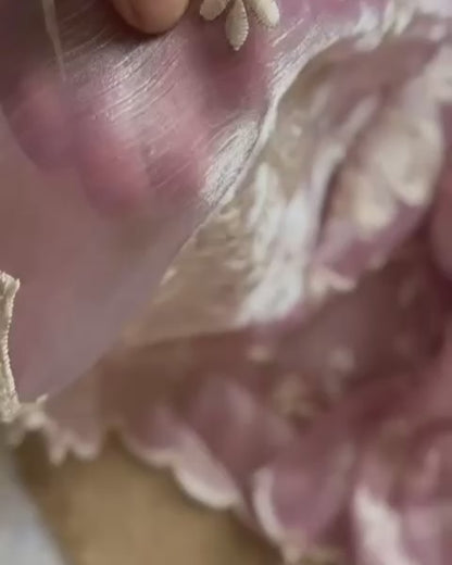 Soft Embroidery Work Saree with Chikankari Detailing and Blouse for Wome