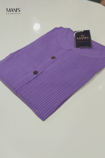 Women's fine cotton A-line kurti pant set with katha work and pocket – ankle-length, M to XXL